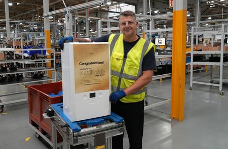  Leading Hull manufacturer marks five millionth Logic with a celebration of its best-selling boiler