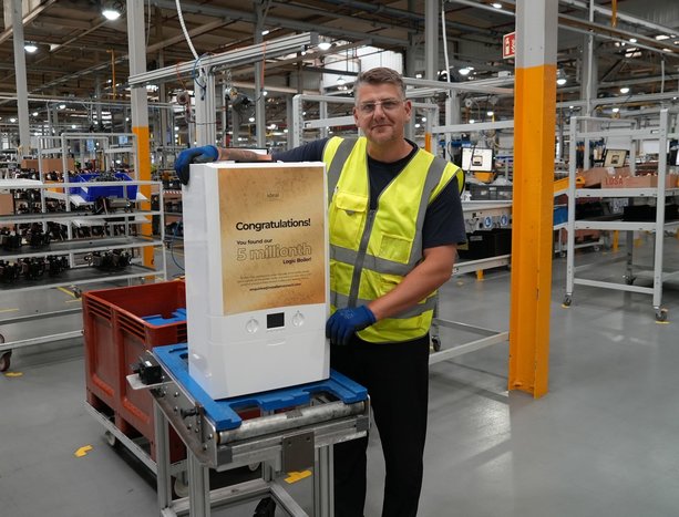  Leading Hull manufacturer marks five millionth Logic with a celebration of its best-selling boiler