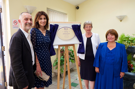 Centenary plaque celebrates Amy Johnson’s achievements